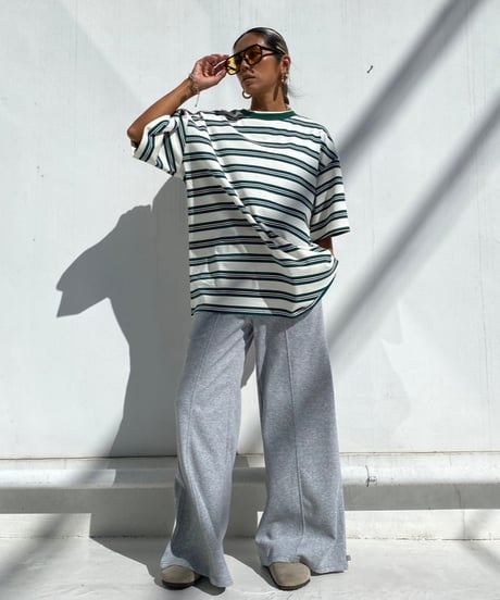 wide border T「w collar」#618