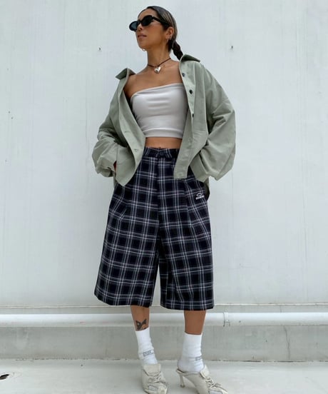 【¥6,800→¥4,800】oversized shorts 「baggy checkers」#3126