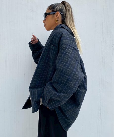 冬物非公開oversized jc「cool check」#99235510