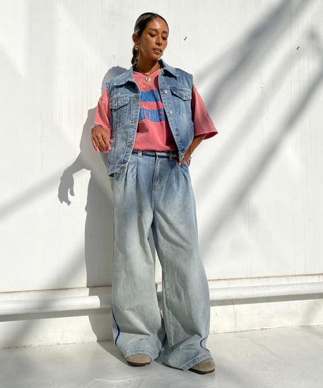denim vest「classic」#360