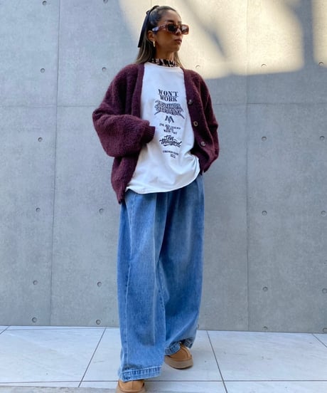 knit cardigan「mix yarn」#8179