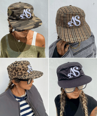 flat top cap「AS」#2508-1/7