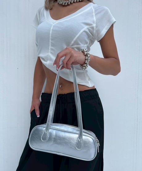 2way handle bag「oval」#7861
