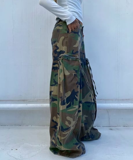 baggy pt「camo pocket」#6352