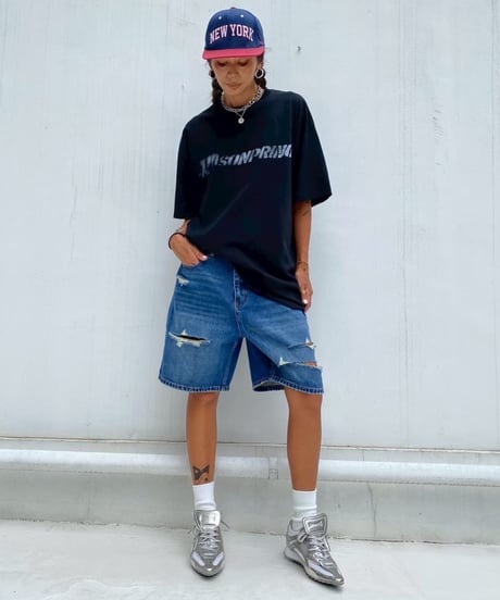 denim half pt「rip n wash」#66596