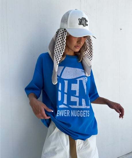 wide tee「DEN」#8386