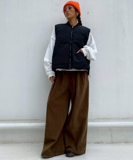 wide pt「corduroy tuck」#5802510