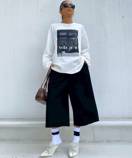 half sw pt「long shorts」#3048510(裏起毛／ベルト付き)