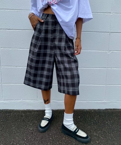 【¥6,800→¥4,800】oversized shorts 「baggy checkers」#3126