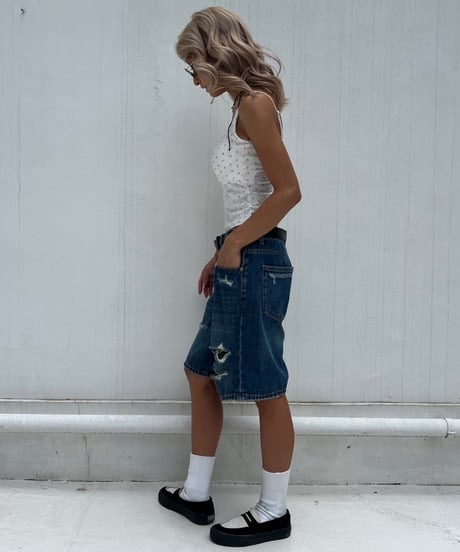 denim half pt「rip n wash」#66596
