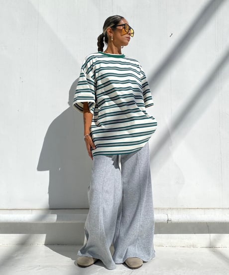 wide border T「w collar」#618
