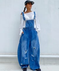 denim salopette「clash」#563063