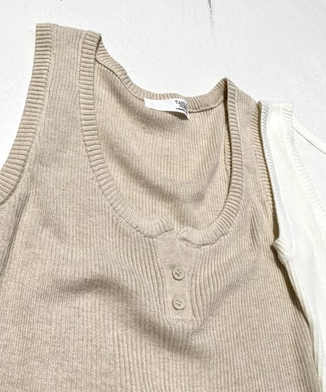 scoop neck top's「soft rib」#6218