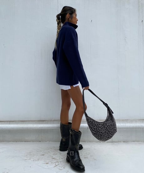 knit set up「plunge neck」#710