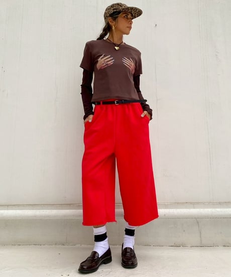 half sw pt「long shorts」#3048510(裏起毛／ベルト付き)