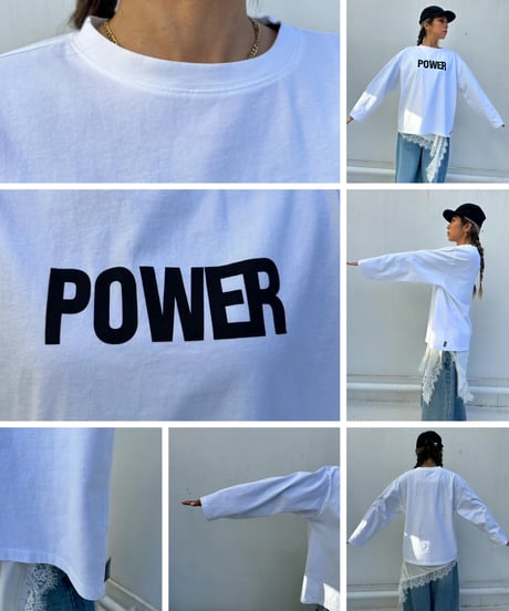 【¥6,600→¥6,000】longT「power」#86122601