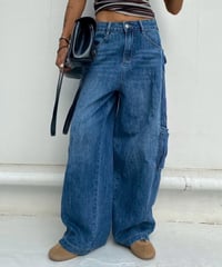 cargo denim「pocket barrel」#926158