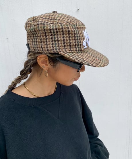 flat top cap「AS」#2508-1/7