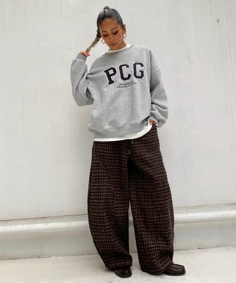 oversized sw「PCG」#6658511（裏起毛）