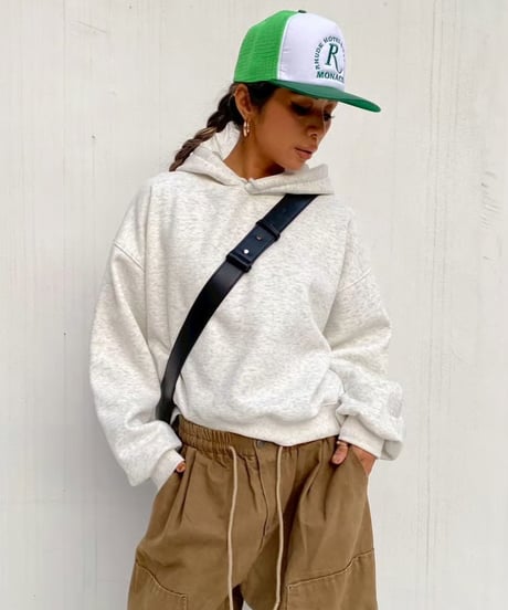 cropped hoodie「basic mood」#3935512（裏起毛）