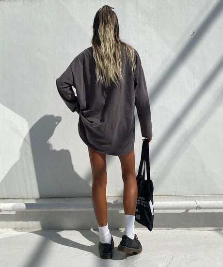 v-neck lont「round hem」#8206