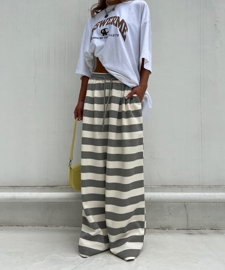 【¥7,300→¥5,800】border wide pt「flare」#6660