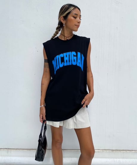 loose tank「MICHIGAN」#9701