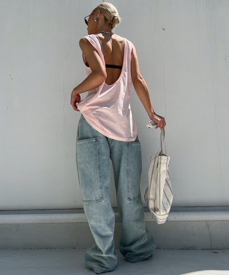 denim tapered pt「pocket」#68053
