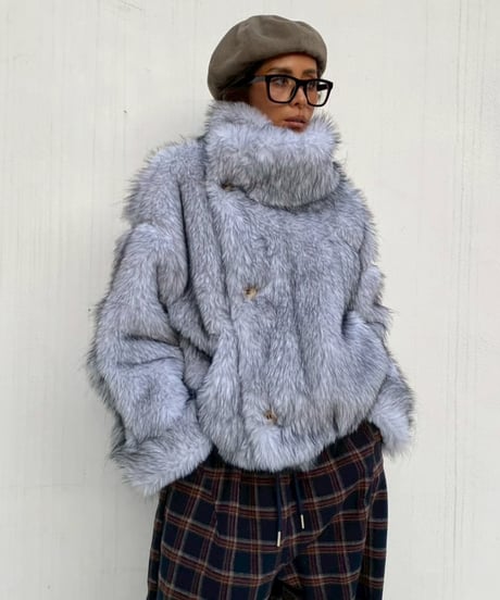2way coat「fur leather」#251063511（リバーシブル）