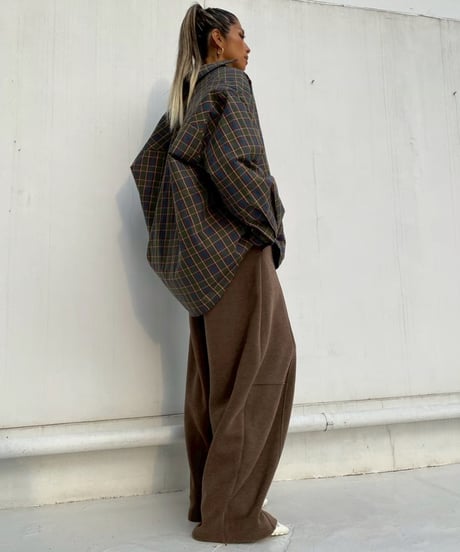 冬物非公開oversized jc「cool check」#99235510