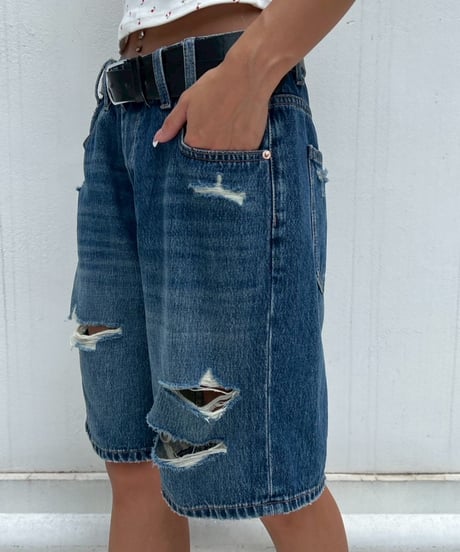 denim half pt「rip n wash」#66596