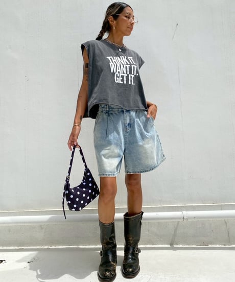denim short pt 「Baggy」#122