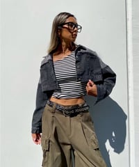 cropped denim jc「Flip」#658
