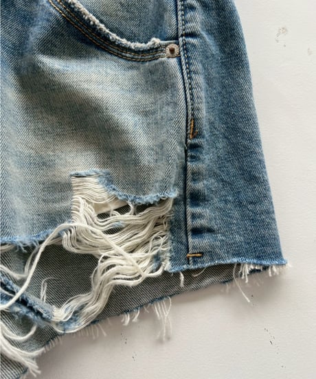 denim shorts「cutoff」#26057964