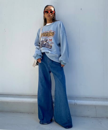 wide sw shirt「car graphic」#6251(裏起毛)