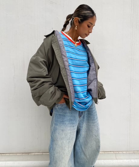 wide border T「w collar」#618
