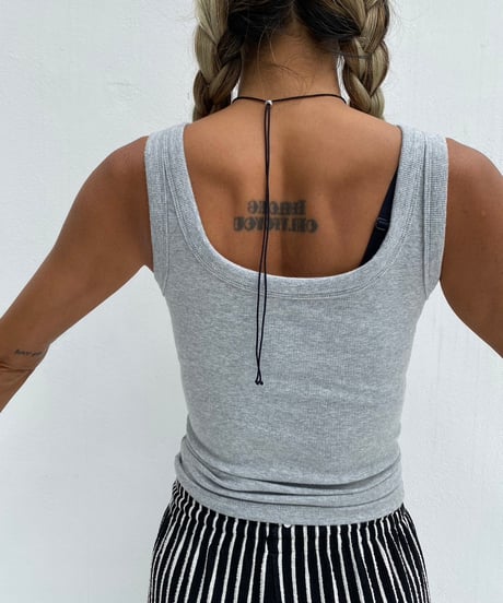 square neck tank #6073