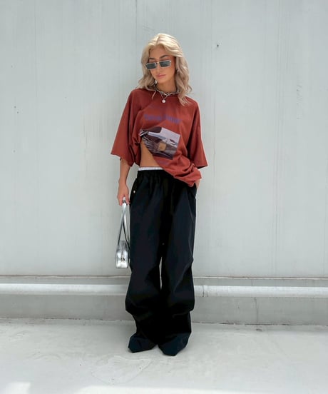 knee tack jogger pt「W stripe」#013