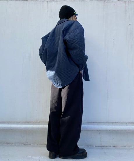 puffer shirt「gingham」#97125