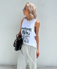 drop armhole tank「WONDERFUL」#11889