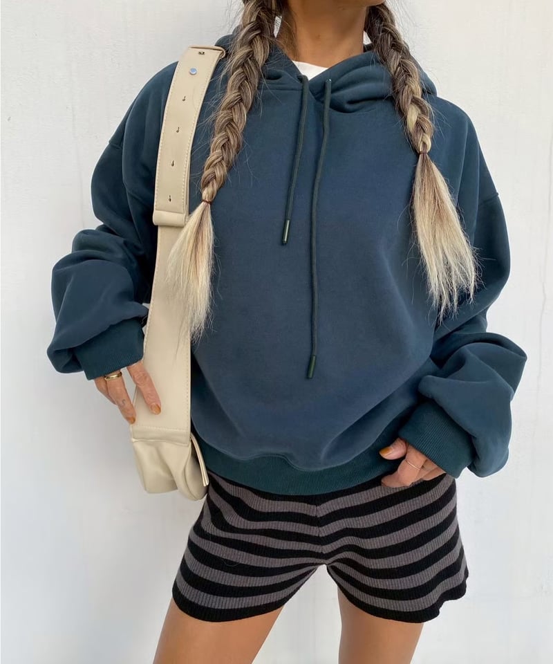 cropped hoodie「basic mood」#3935512（裏起毛） | table