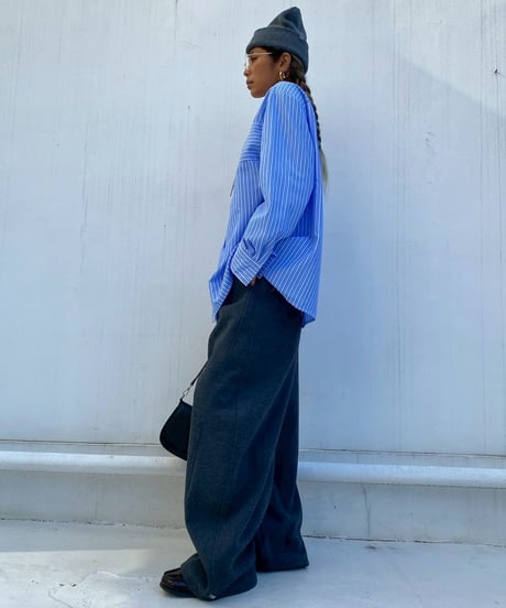 stripe shirt「with tie」#3675512