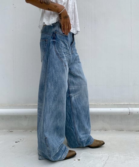 loose curve denim「wash」#2608964