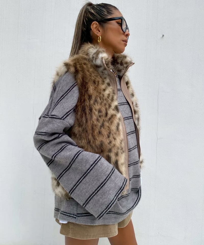 oversized knit「soft borders」#61798510 | tableth