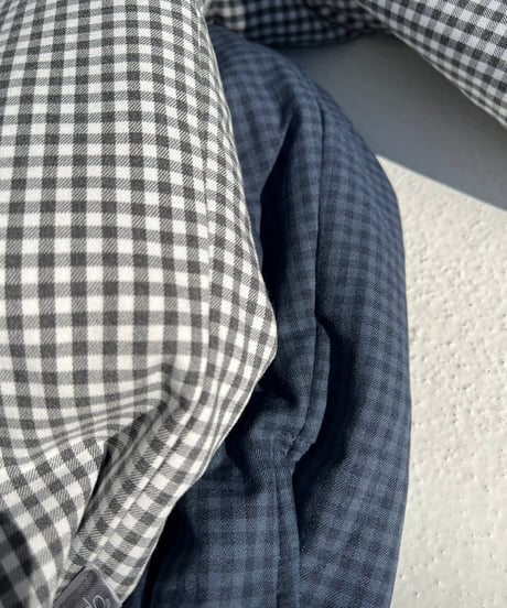 puffer shirt「gingham」#97125