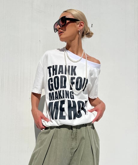 logo tee「oneshoul」#25465