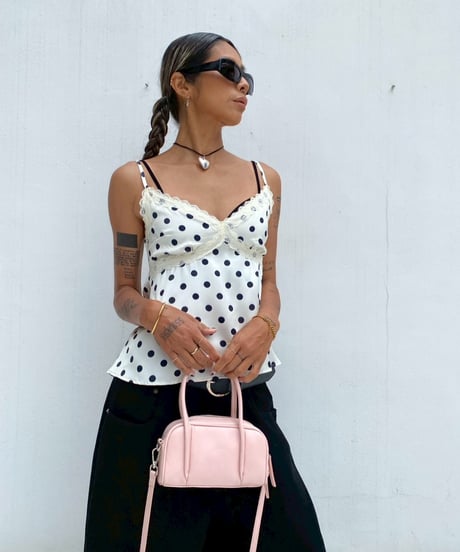 flare cami tops「dot」#00365