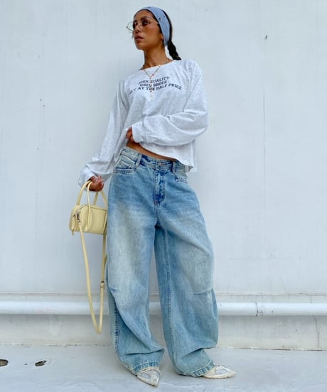 3D tuck denim「tapered」#99003