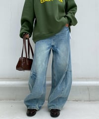 denim pt「balloon barrel」#25046