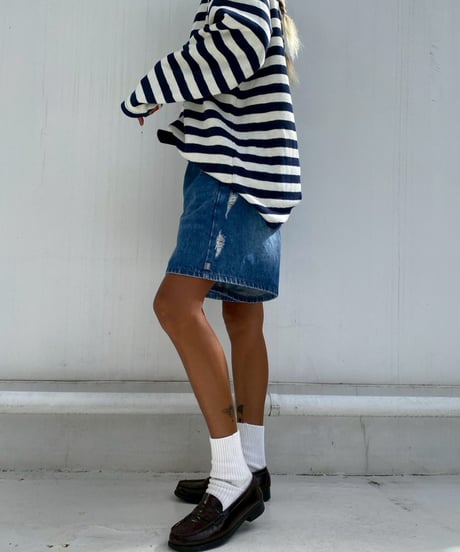 denim shorts「side rip」#1368359